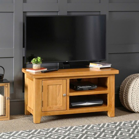 PPS Oak : Kệ Ti Vi Gổ Sồi 1 Cánh + 2 Ngăn